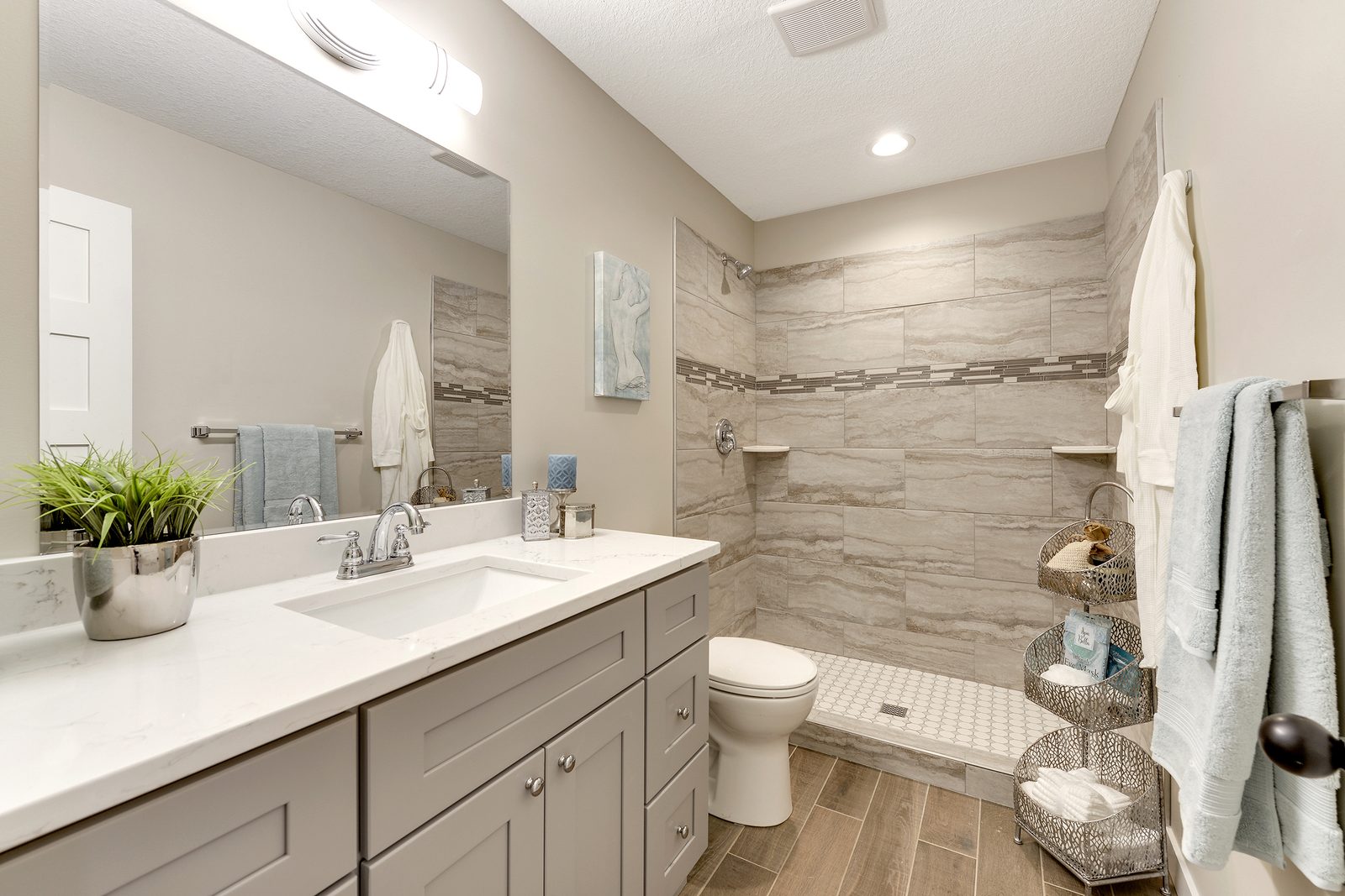 Finished bathroom